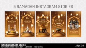 Videohive Ramadan Instagram Stories 57131204 Ramadan template preview