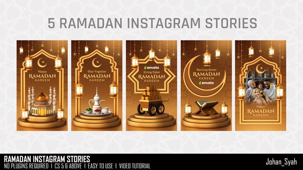 Videohive Ramadan Instagram Stories 57131204 Ramadan template preview