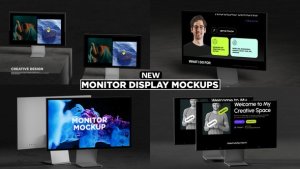 Videohive Monitor Mockup | Web Promo! Elements template preview