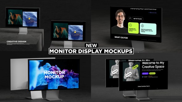 Videohive Monitor Mockup | Web Promo! Elements template preview