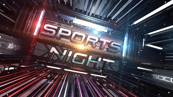 Sports Night Broadcast Pack Video Displays template preview