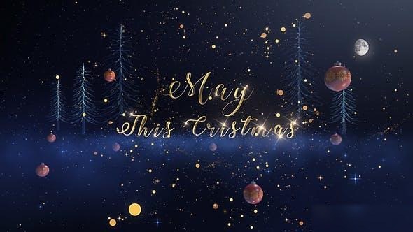 Videohive Christmas Greetings Card 22982219 Openers template preview