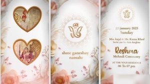 Videohive Indian Wedding Invitation After Effects Video Displays template preview