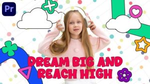 Wonderland of Kids | MOGRT Premiere Pro template preview
