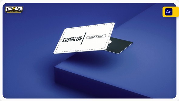 Videohive Clean Business Card Mockup Product Promo template preview