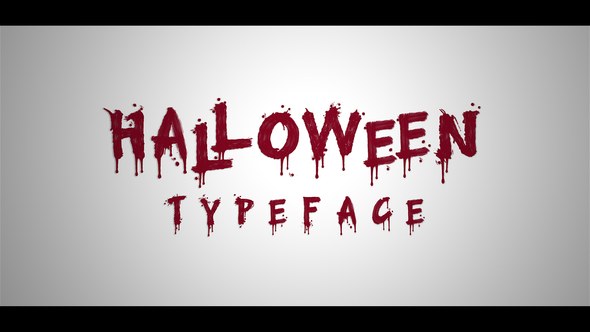 Videohive Blood Typeface | After Effects Titles template preview