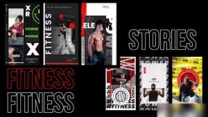 Videohive Creative target fitness stories Openers template preview