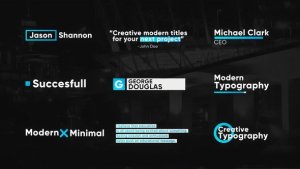 Videohive Modern Titles & Lower Thirds Titles template preview