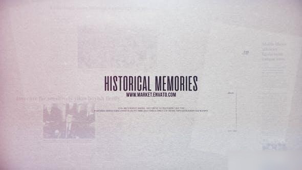 Videohive Historical Memories 20796999 Openers template preview