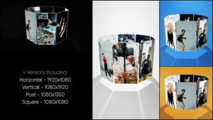 Motion Column Gallery Premiere Pro template preview