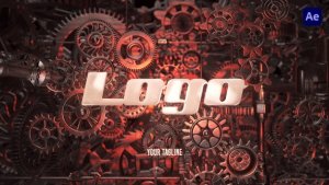Videohive Industrial 3D Metal Logo Intro Logo Stings template preview