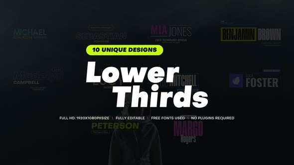 Videohive Lower Third Title Titles template preview