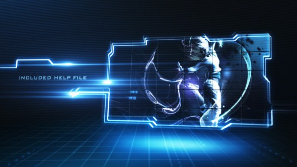 Videohive Futuristic Displays Video Displays template preview