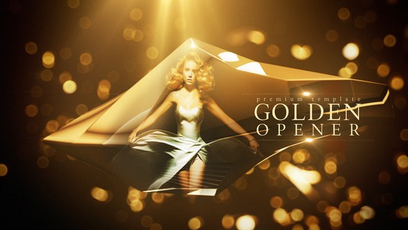Videohive Golden Opener 22559300 Openers template preview