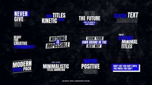 Videohive Elastic Text Animations / AE Titles template preview