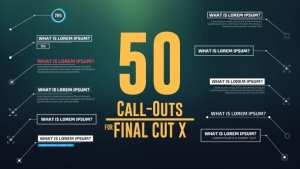 50 Call-Outs Pack Video Displays template preview