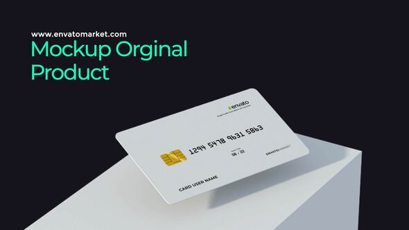 Videohive Credit Card Mockup 50115808 Product Promo template preview