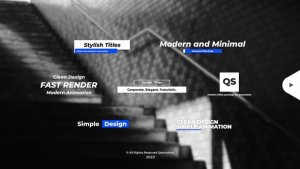 Videohive Stylish and Minimal Titles Pack For After Effects Titles template preview