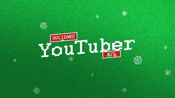 YouTuber Kit | Holidays Edition Video Displays template preview