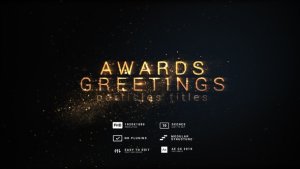 Videohive Awards and Greetings | Particles Titles Titles template preview