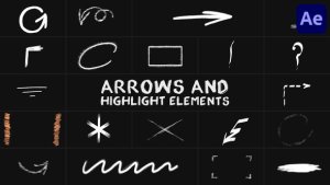 Videohive Arrows And Highlight Elements for After Effects Elements template preview