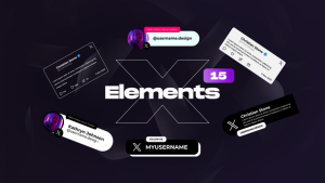 X Social Media Elements for Premiere Pro Premiere Pro template preview