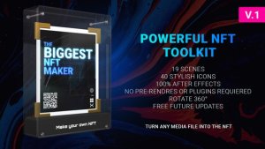 Videohive NFT Maker 35949225 Product Promo template preview