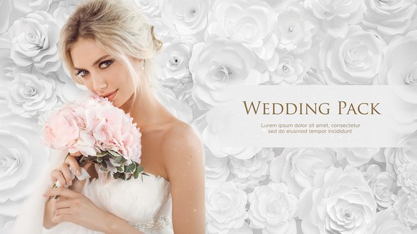 Videohive Wedding Pack - White Roses Openers template preview