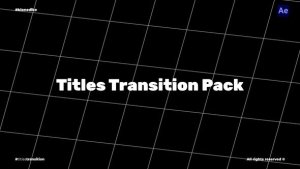 Videohive Titles Transition Pack Titles template preview