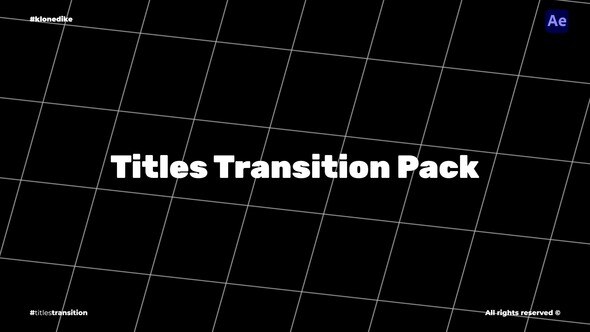 Videohive Titles Transition Pack Titles template preview