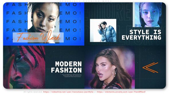 Videohive Incredible Fashion Week Openers template preview