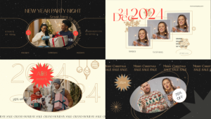Videohive Christmas Promo 49280026 Video Displays template preview
