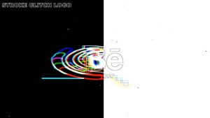 Videohive Stroke Glitch Logo Reveal Logo Stings template preview
