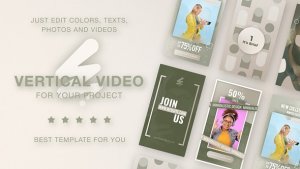 Videohive Vertical Beauty Spa Promo - Yoga Reels Video Displays template preview