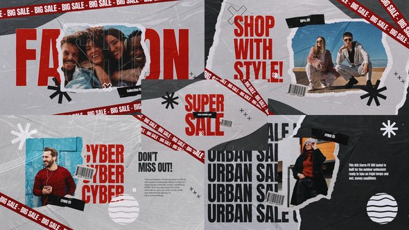 Videohive Urban Super Sale Promo Openers template preview