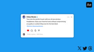 Videohive Threads Post UI Pack Elements template preview