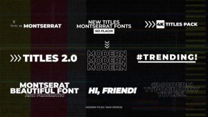 Videohive Modern Titles | After Effects 48461796 Titles template preview