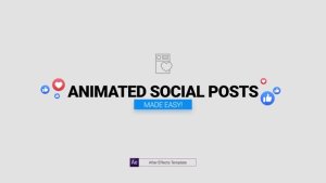 Videohive Animated Social Posts Broadcast-packages template preview