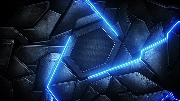 Ancient Tech Logo Video Displays template preview