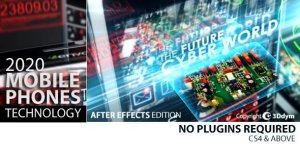 2020 Mobile Phones Technology Video Displays template preview