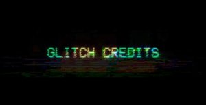 Videohive Glitch Credits Titles template preview
