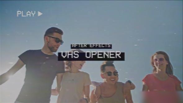 Videohive VHS Opener Openers template preview
