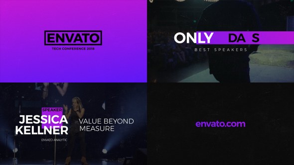 Videohive Technology Conference Promo Video Displays template preview