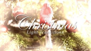 Videohive Christmas Light Transitions Pack for After Effects Elements template preview