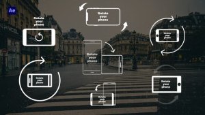Videohive Rotate Phone - AE Elements template preview
