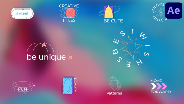 Videohive Creative Titles for After Effects 51061550 Titles template preview