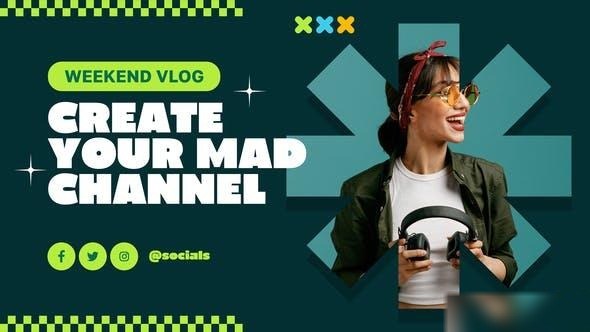 Videohive Youtube Vlog Intro 45820227 Openers template preview