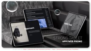 Videohive Strong Style Tablet Promo Product Promo template preview