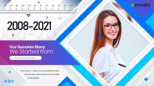 Videohive Business Timeline Slideshow 30409070 Video Displays template preview