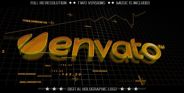 Videohive Digital Technology Logo - Finance Economy Intro Logo Stings template preview
